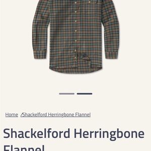 NWT Men's Southern Marsh Brown and Blue Plaid Shirt